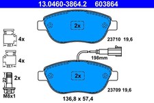 ATE 603864 PASTIGLIE FRENO