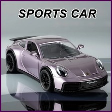 Modellino auto sportiva in lega 1:32 giocattolo pressofuso luce suono tirare indietro regalo bambini