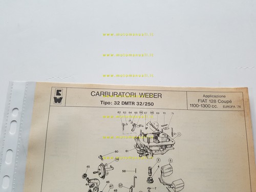 Weber carburatore dmtr - weber, 32