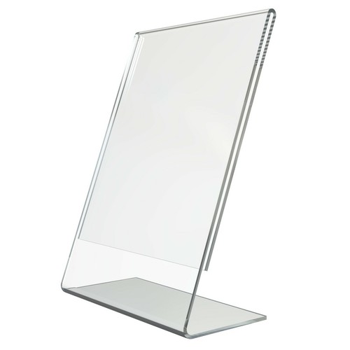 Acrylic counter poster holder - acrylic,