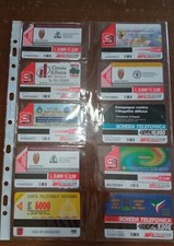 N° 9 PZ SCHEDE TELEFONICHE TIRATURA LIMITATA+N°1 CARTA TELEFONICA VATICANA NUOVA