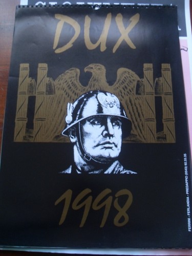 Calendario storico mussolini - calendario,