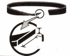 Cinghia Piatta Alta 5mm, Diam