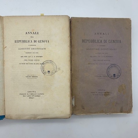 Agostino giustiniani annali - agostino, giustiniani,