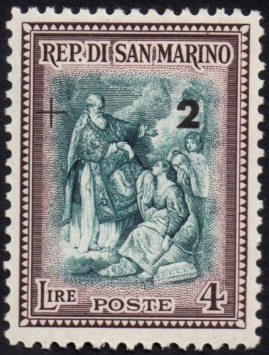 San marino 1947 329 mnh - san, mnh**