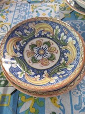 set Servizio Di Piatti Per La Tavola In Ceramica Decorato Pezzi 12 Dà 6 Persone 