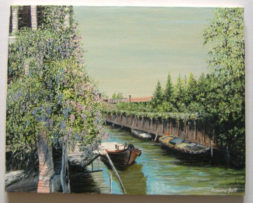 042 quadro dipinto - olio, su