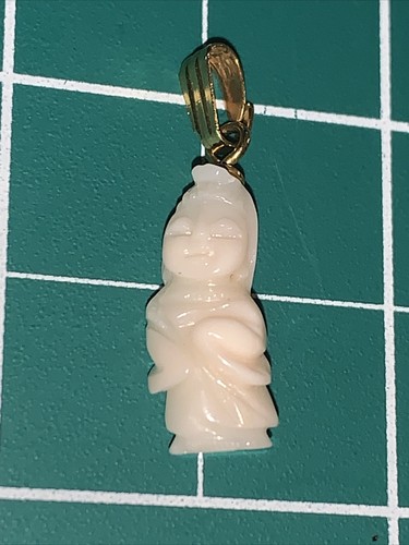 Ciondolo kwan yin corallo - ciondolo, kwan-yin