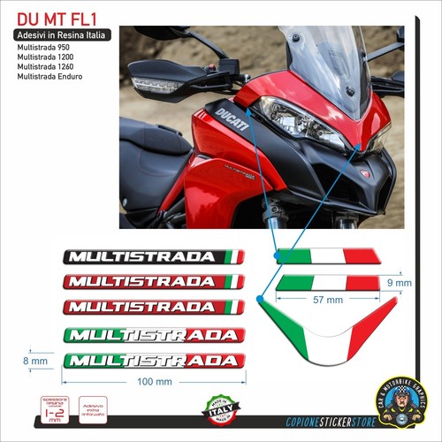Kit adesivi italia ducati - adesivi,