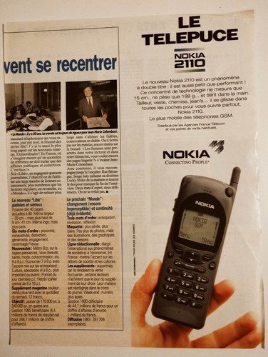 Pubblicità stampa telefono