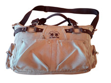 La Martina borsa donna ampia a mano e tracolla linea travel