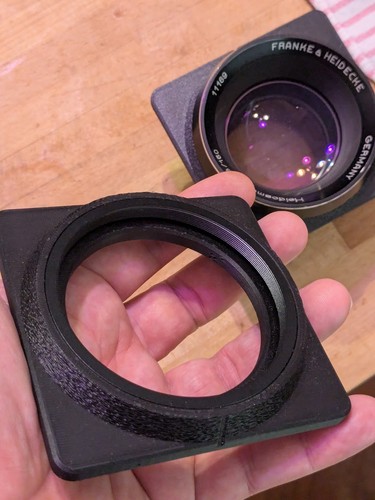 Speed graphic lens board for - lens,