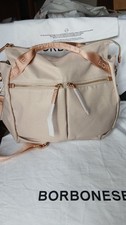 BORBONESE - Borsa Color Beige