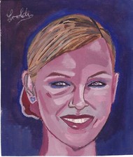 DISEGNO OLIO SU CARTA -  "SENZA TITOLO"  19 x 23 - Firma: DANILO FAROLDI -  2010