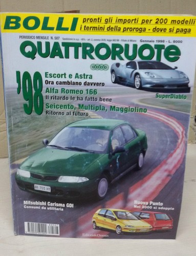 Quattroruote gennaio 1998 - gennaio,