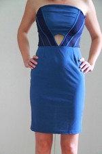 Robe Bustier Blu MET Modello