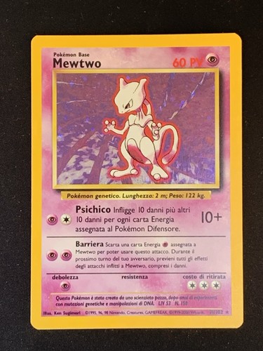Pokemon tcg mewtwo holo - pokemon,