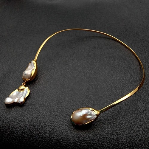 Collana girocollo placcata oro