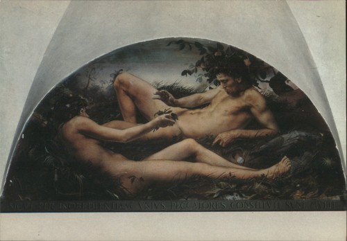 Firenze italia affresco adamo - firenze,,