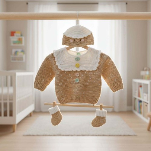 Completo bambino fatto mano - a,
