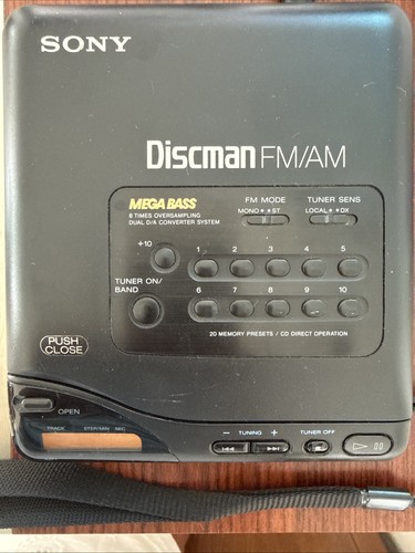 Sony discman t66 fm - sony,