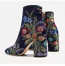 NUOVI stivaletti Zara jacquard