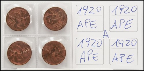 1920 monete regno - 1920,