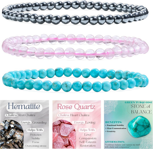 Piece bracciale pietre - bracciale,