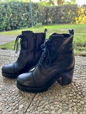 stivaletti donna neri in pelle numero 37 made in italy marca Cinti