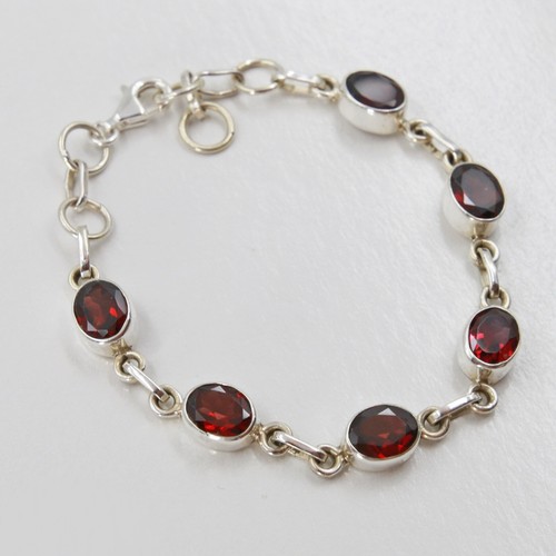 Bracciale granato argento 925 - granato,