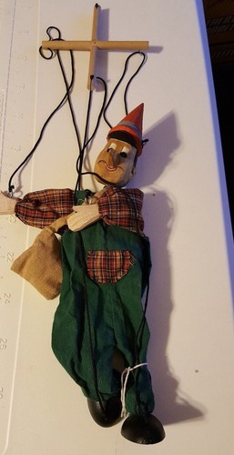 Marionetta pinocchio vintage - marionetta,