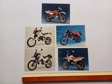 Gilera lotto 5 foto cartella stampa modelli 125-500 anni 80 originali