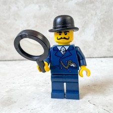 LEGO City Town Hercule Poirot Detective Investigatore A. Christie Minifigure MOF