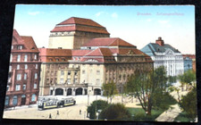 62059 AK Dresda Teatro Della Commedia Tram 1910