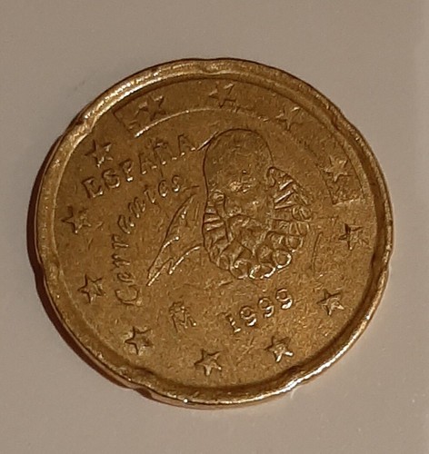 Moneta spagna euro - moneta, 20