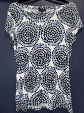 Top The Limited blu e nero con