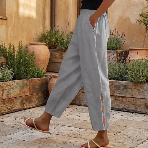 Pantalone donna poliestere