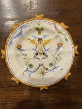 DERUTA ? antico piattino in maiolica Ø 14 cm. seconda metà 800