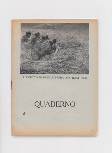 Quaderno guerra spagna 1936 - di,