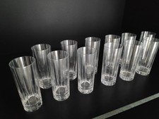 Servizio 12 bicchieri da long drink in cristallo al piombo RCR Anni 80 Vintage