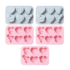 5 Pezzi  Stampo nel Silicone