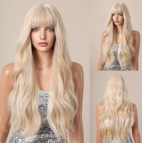 Capelli lunghi ondulati - , biondi