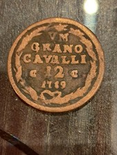 STATI ITALIANI - REGNO DI NAPOLI - UN GRANO 12 CAVALLI  1789