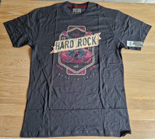 T-shirt chitarra HRC Hard Rock Cafe Oslo marrone taglia XL nuova con etichette