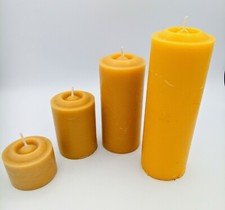 Candela Cero con cera d'api diametro 67 mm h 5/10/15/20 cm 150/300/450/600grammi