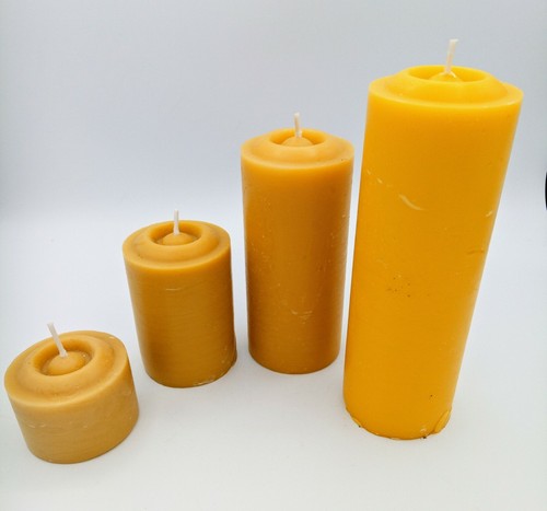 Candela cero con cera - cero, d'api