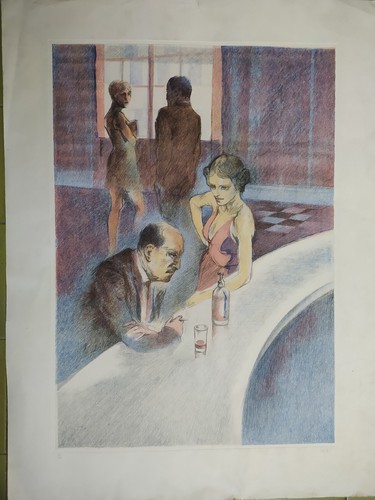 Litografia del maestro - ,