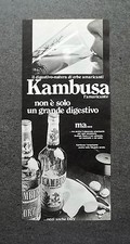 K366- Advertising Pubblicità -1975- DIGESTIVO KAMBUSA , L'AMARICANTE