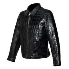 Bomber da uomo in pelle di