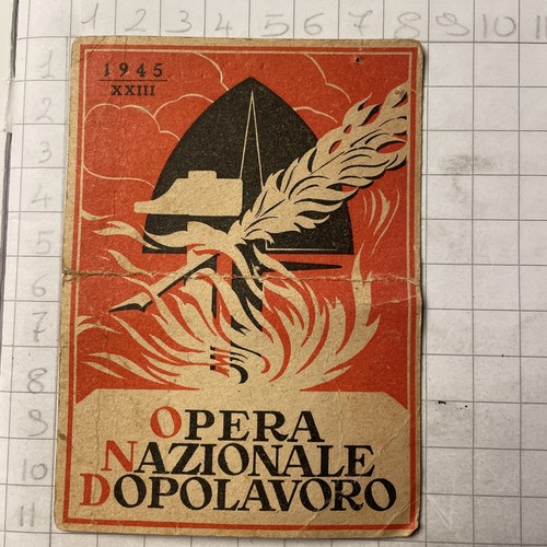 Tessera opera nazionale - opera,